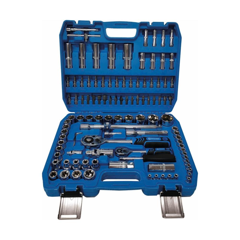 MALETIN DE 108 PIEZAS VASOS 1/4 Y 1/2 STILKER